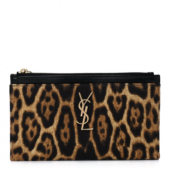 【関税&送料込】Saint Laurent Monogram Pouch Saint Laurent YSL Monogram Small Pouch in Smooth Leather