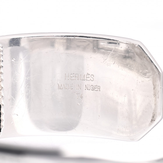 アクセサリー HERMES Newton Touareg Bangle T4 SOLD】HERMES Newton Touareg Bangle T4 | Nice&Sm