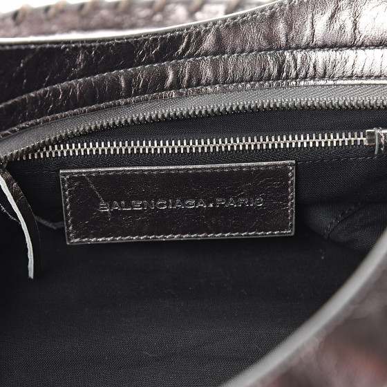 割引価格 BALENCIAGA Metallic City Hardware Silver Classic Agneau アート・デザイン・音楽