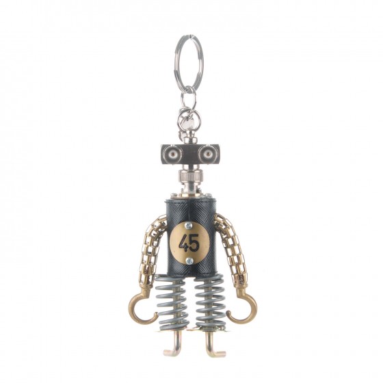 PRADA ロボット　エドワード Prada Black Saffiano Leather and Resin Edward Robot Key and