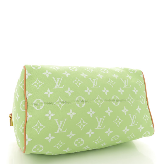 Louis Vuitton オリーブグリーン ベルト LOUIS VUITTON Calfskin Monogram Speedy P9 Bandouliere 30