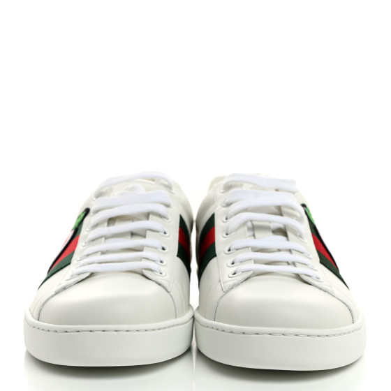 GUCCI Calfskin Web GG Apple Embroidered Mens Ace Sneakers 8