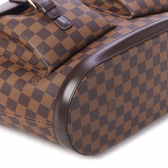LOUIS VUITTON Damier Ebene Manosque GM 976227 | FASHIONPHILE