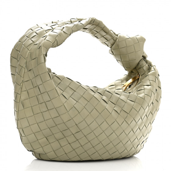 BOTTEGA VENETA Nappa Intrecciato Teen Jodie Hobo Travertine