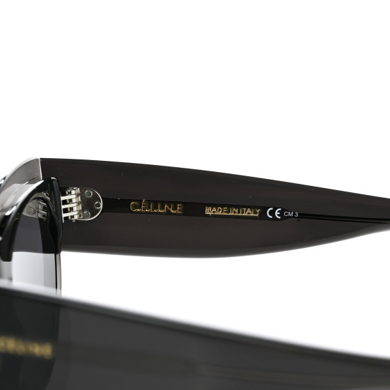 CELINE Acetate Petra Sunglasses CL41447/S Transparent Black