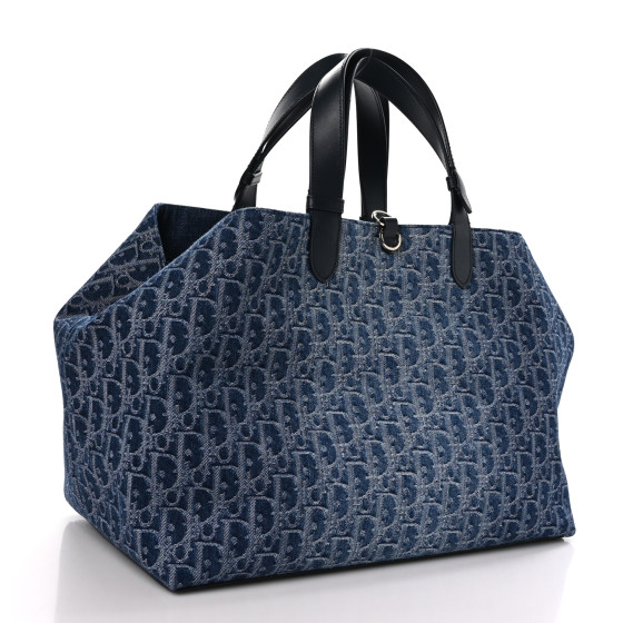 【無料郵送/関税込/正規品】 Dior Large Toujours Bag Blue Deni Large Dior Toujours Bag Blue Denim Dior Oblique Jacquard | DIOR