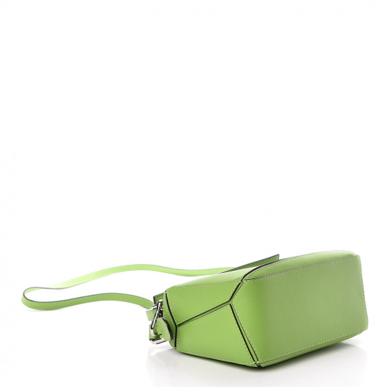 【関税&送料込】Loewe Light Green Leather Mini Puzzle Handba Loewe Mini Puzzle Bag - Luxe Du Jour