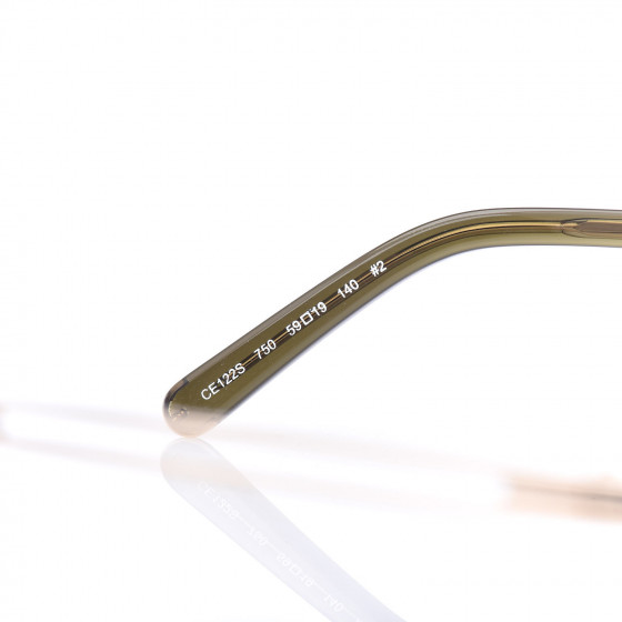 CHLOE Isidora Oversized Round Sunglasses CE122S Gold 456748