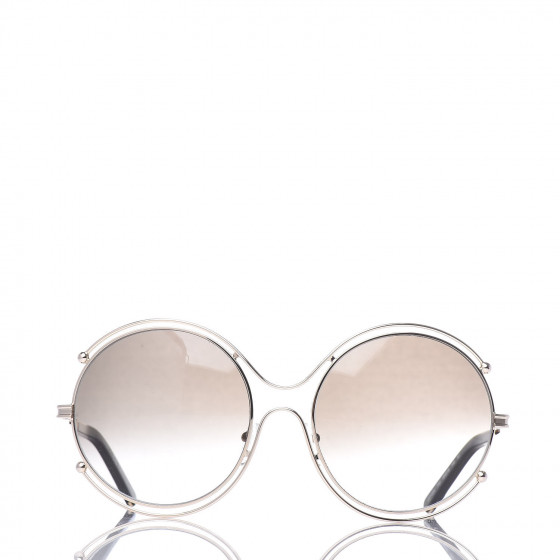 CHLOE Isidora Oversized Round Sunglasses CE122S Gold 456748