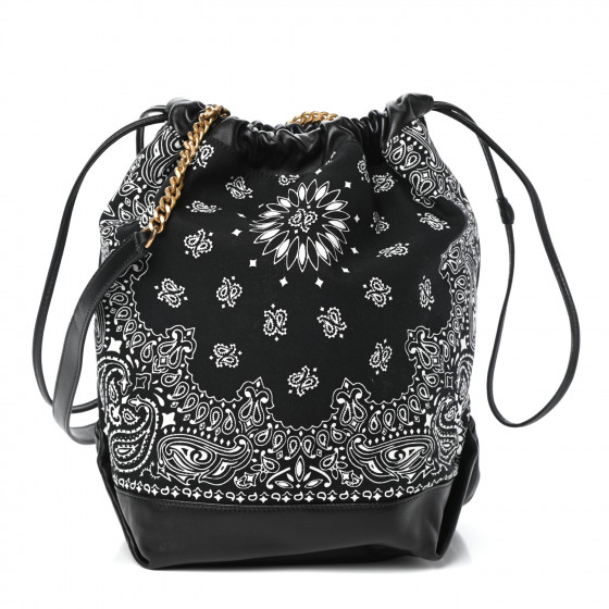 Saint Laurent★teddy drawstring バッグ Saint Laurent Lambskin Teddy Drawstring Backpack | Saint