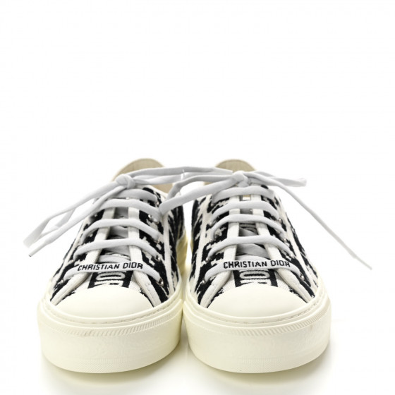 クリスチャンディオール CHRISTIAN DIOR Canvas Macro Houndstooth Embroidered Womens