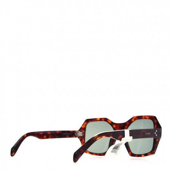 CELINE Acetate Octagon Polarized Sunglasses CL401311 Blonde