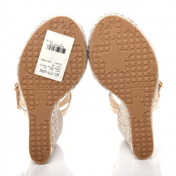 70%オフセールJIMMY CHOO PERLA120 WEDGE SANDAL Perla 120 | Denim Wedge Sandals | New Collection| JIMMY CHOO