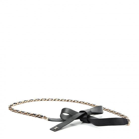 小物 SS2008 CHANEL BLACK RIBBON BELT SS2008 CHANEL BLACK RIBBON BELT