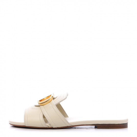 ◆Dior◆ 30 Montaigne Wedge Slide White Calfskin サンダル 30 Montaigne Wedge Slide White Calfskin | DIOR