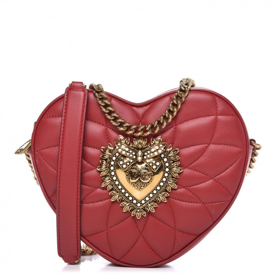 ショルダーバッグ・ポシェット Dolce & Gabbana Dolce & Gabbana Devotion Handbag DOLCE&GABBANA Devotion small embellished leather shoulder