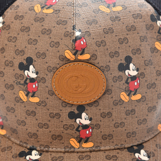 GUCCI X DISNEY Vintage GG Supreme Monogram Mickey Mouse