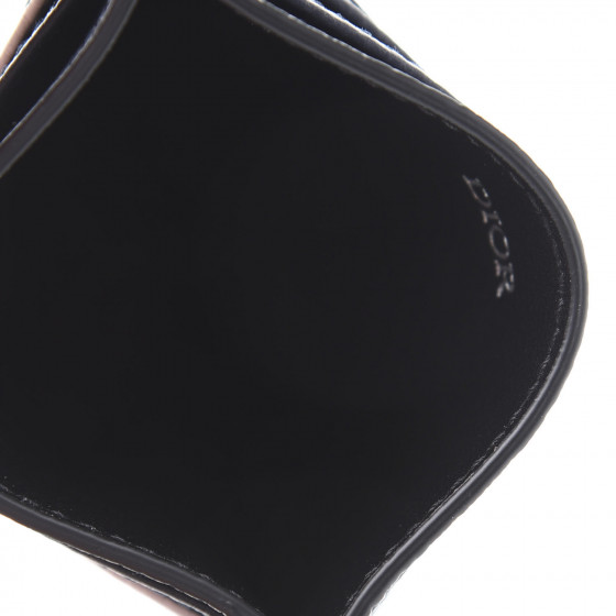 Dior × Shawn stussy コンパクトウォレット 財布 CHRISTIAN DIOR X SHAWN STUSSY Grained Calfskin Ox Head Card