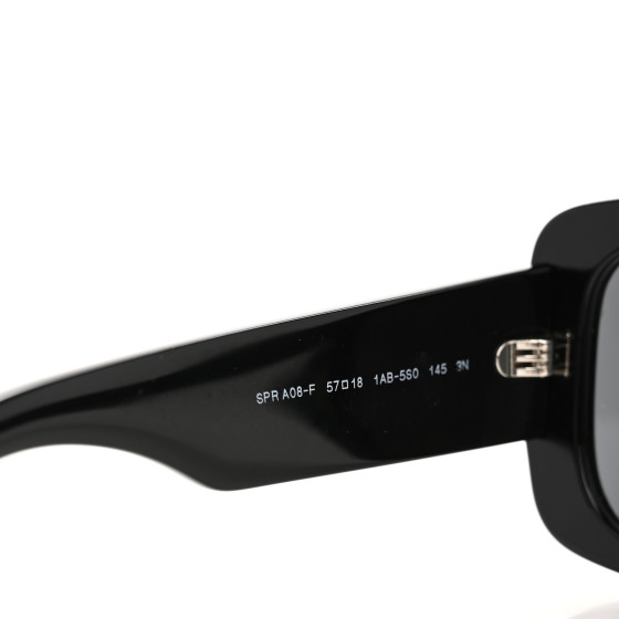 プラダ サングラス SPR A08-F 57□18 1AB-5S0 145 3N PRADA Acetate Sunglasses SPR A08-F Black 1682773 | FASHIONPHILE