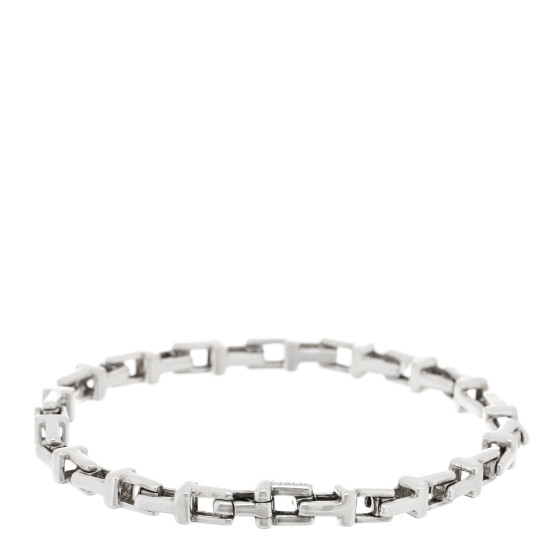 TIFFANY Sterling Silver T Link Chain Bracelet 1677078