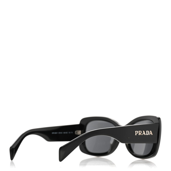 PRADA Acetate Sunglasses SPR A08-F Black 1682773 | FASHIONPHILE