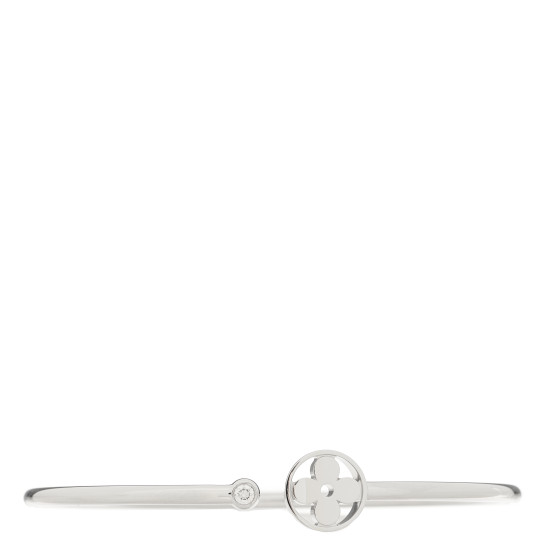 LOUIS VUITTON ストラップ ホワイト ゴールド LOUIS VUITTON 18K White Gold Diamond Idylle Blossom Twist
