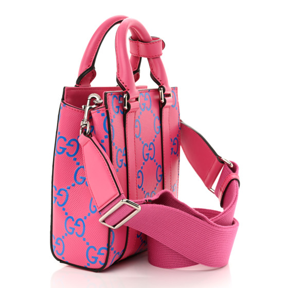 バッグ GUCCI GUCCI x BANANYA 671623 Pnk Tote Mini Shopper Shoulder Bag