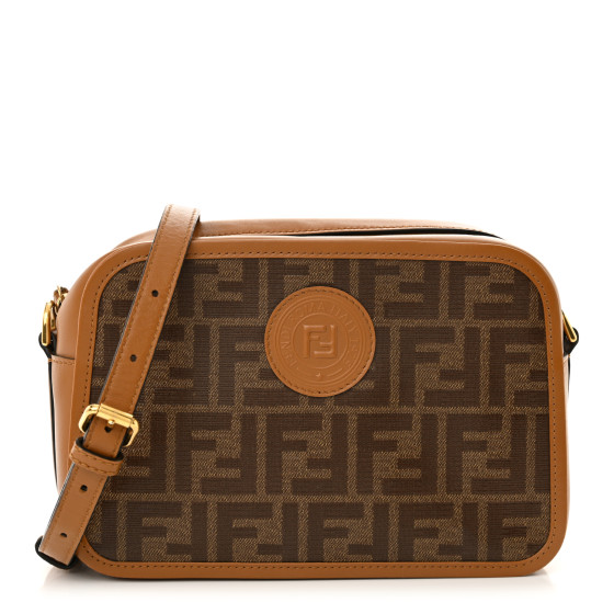 FENDI名刺入れCC CASE VIT.SOFT STAMPA FF 1974 FENDI Vitello Soft F is Fendi Bi-Color FF 1974 Embossed