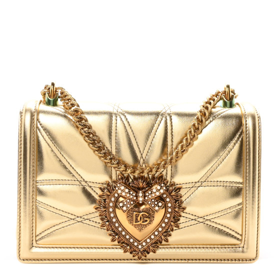 【DOLCE&GABBANA】DEVOTION ミディアム キルティングナッパ DOLCE&GABBANA】DEVOTION ミディアム キルティングナッパ (Dolce