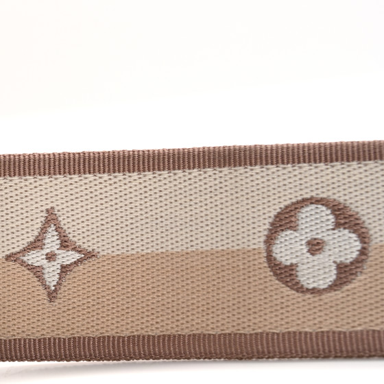 LOUIS VUITTON レザー ストラップ ベージュ LOUIS VUITTON ルイヴィトン ショルダーストラップ バッグ用