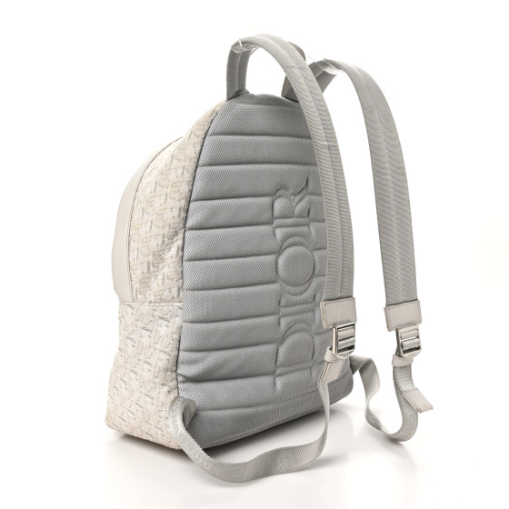 CHRISTIAN DIOR Oblique Calfskin Rider Backpack Beige 1674564