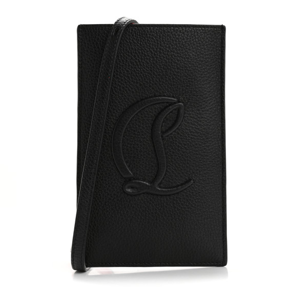 CHRISTIAN LOUBOUTIN Calfskin By My Side Crossbody Phone Case