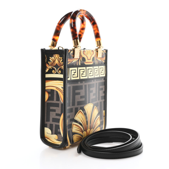 FENDI X VERSACE Vitello King Catalan Mirror Plexiglass