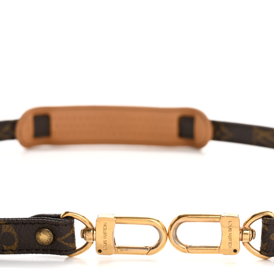 Louis Vuitton ブラウン ベルト LOUIS VUITTON Monogram 16mm Shoulder Strap 1675393