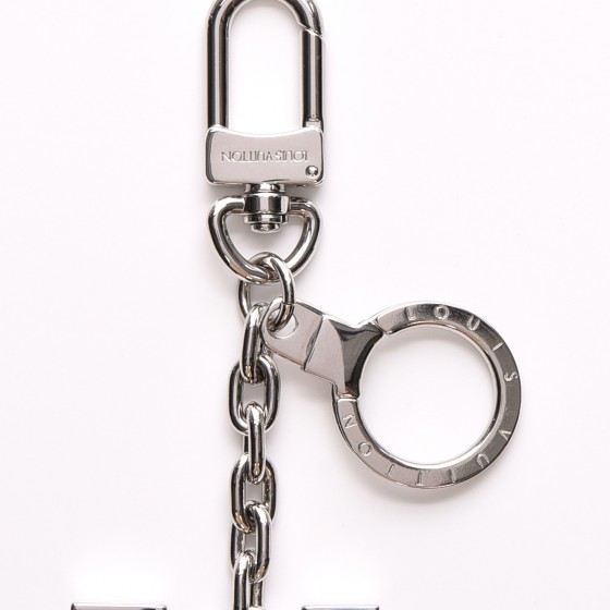 【メーカー直売】 LOUIS VUITTON LV Initials Key Holder Silver 206892 小物