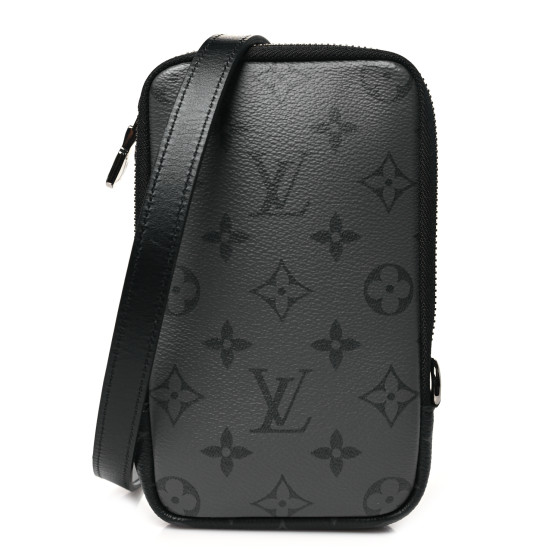 Louis Vuitton ダブル フォンポーチ_Monogram Louis Vuitton Virgil Abloh NIGO Brown Monogram Striped