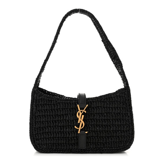 【SAINT LAURENT】MINI LE 5 A 7 ホーボーバッグ SAINT LAURENT Patent Calfskin Mini Le 5 A 7 Vertical Hobo