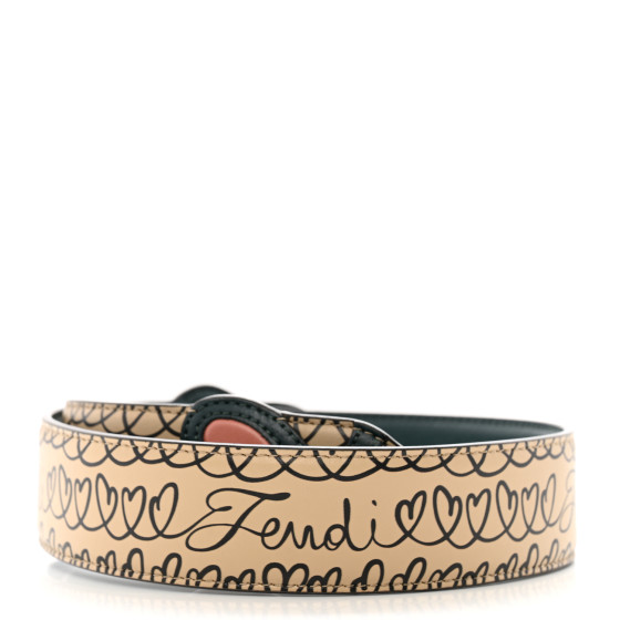 FENDIベルト FFベルト レザー ベージュ | Fendi