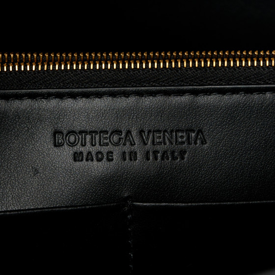BOTTEGA VENETA Calfskin Medium Falcon Shoulder Bag Black