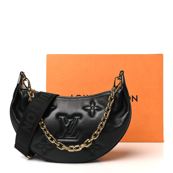 LOUIS VUITTON Calfskin Bubblegram Over The Moon Black