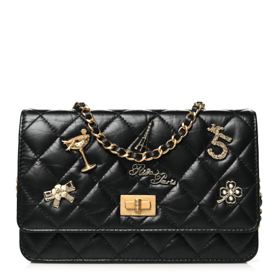◆希少◆VINTAGE◆【CHANEL】2.55 Reissue*チェーン*財布*バッグ CHANEL Aged Calfskin Quilted Lucky Charms 2.55 Reissue