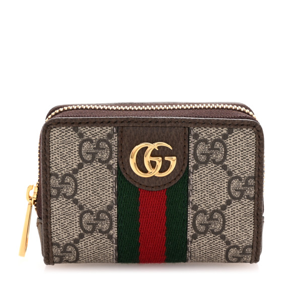 カードケース・名刺入れ Gucci Porta Carte Ophidia In Gg Supreme Ophidia card case in beige and brown GG Supreme | GUCCI® US