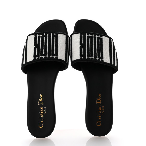 DIOR  Dwayミュール Christian Dior Blue Dway Mule Sandals - Size 39 ○ Labellov