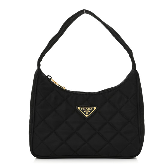 ショルダーバッグ・ポシェット PRADA Women Shoulder Bags 1BE067VWOM2C7Q F0002 NERO Black PRADA Tessuto Nylon Stitched Shoulder Bag Black 1661802