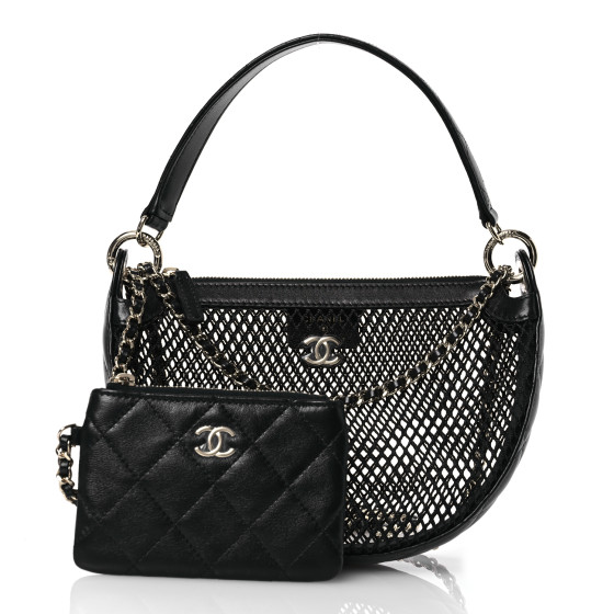 熱い販売 Mesh CHANEL Shiny 1638657 Black Chain With Clutch Lambskin テープ・マスキングテープ