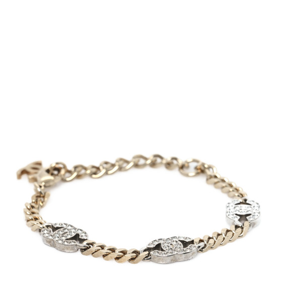 CHANEL Plate Bracelet Silver シャネル ココ 950 CHANEL Plate Bracelet Silver シャネル ココ 950