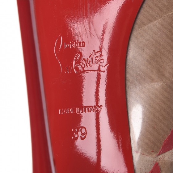 関税送料込☆Christian Louboutin☆ケイト サイキック ポンプ CHRISTIAN LOUBOUTIN PVC Loubi Print So Kate 120 Pumps 39