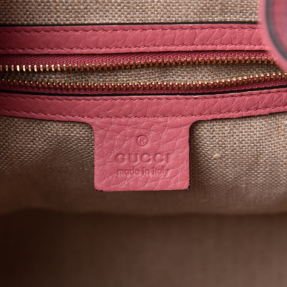 Gucci レザー バッグ ピンク GUCCI グッチ トートバッグ スウィング レザー ピンク