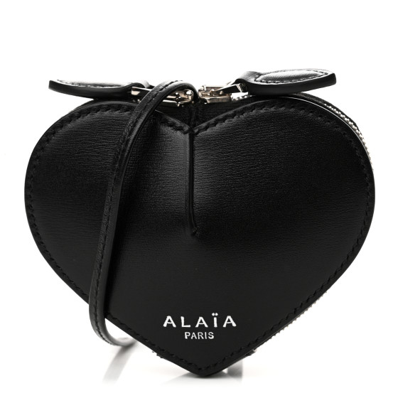 ALAIA アライア ハート Le Coeur Mini leather coin purse836808 Le Cœur Mini leather coin purse in black - Alaia | Mytheresa