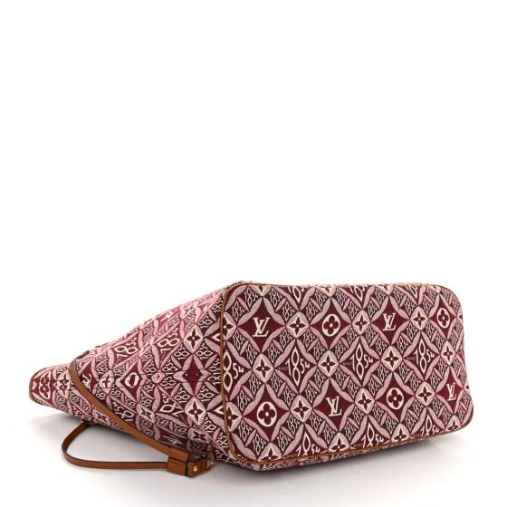 国内発送【Louis-Vuitton】1854 Neverfull MM LOUIS VUITTON Jacquard Since 1854 Neverfull MM Bordeaux